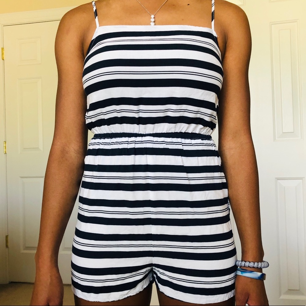 Stripped Romper